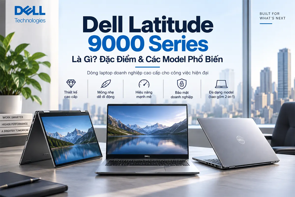 Dell Latitude 9000 Series - Đặc điểm và các model phổ biến