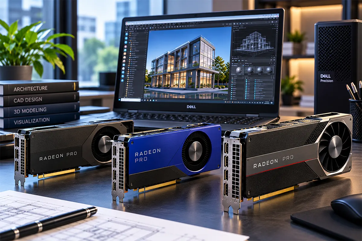 GPU AMD Radeon Pro trên laptop Dell Precision